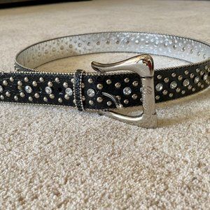 Bling Guess Belt Black Large